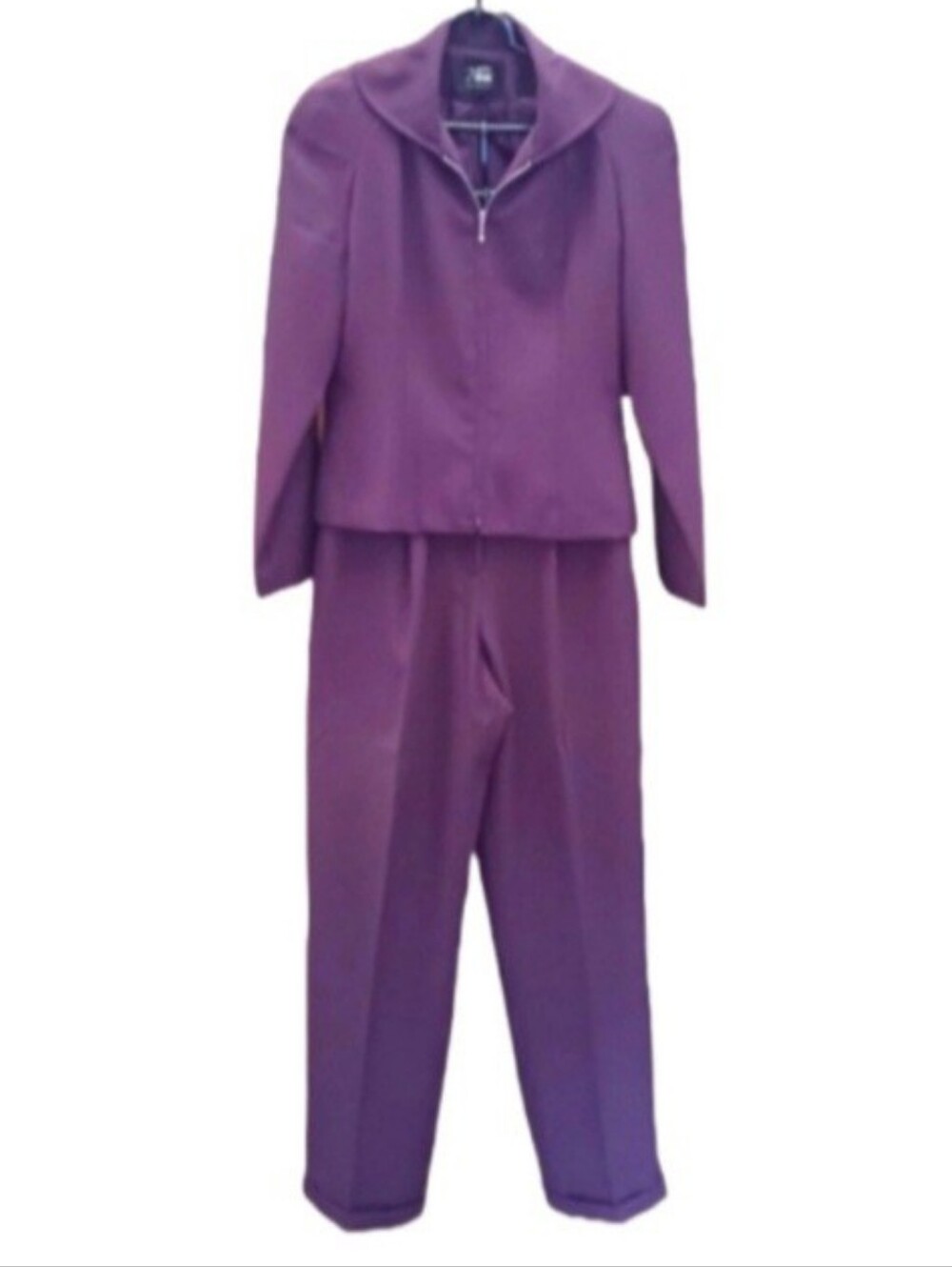 Vintage Zone DK Apparel Eggplant Pant Suit | EUC | Fully Lined